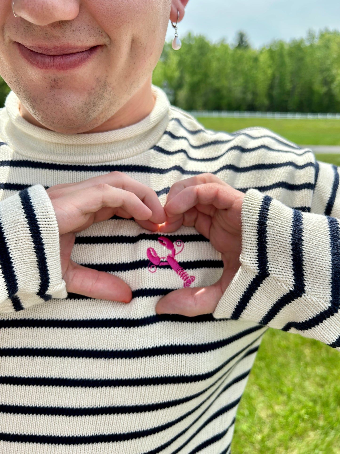 Nantucket Rollneck Sweater: Proud to team up with Whalerknits in Fall River, MA