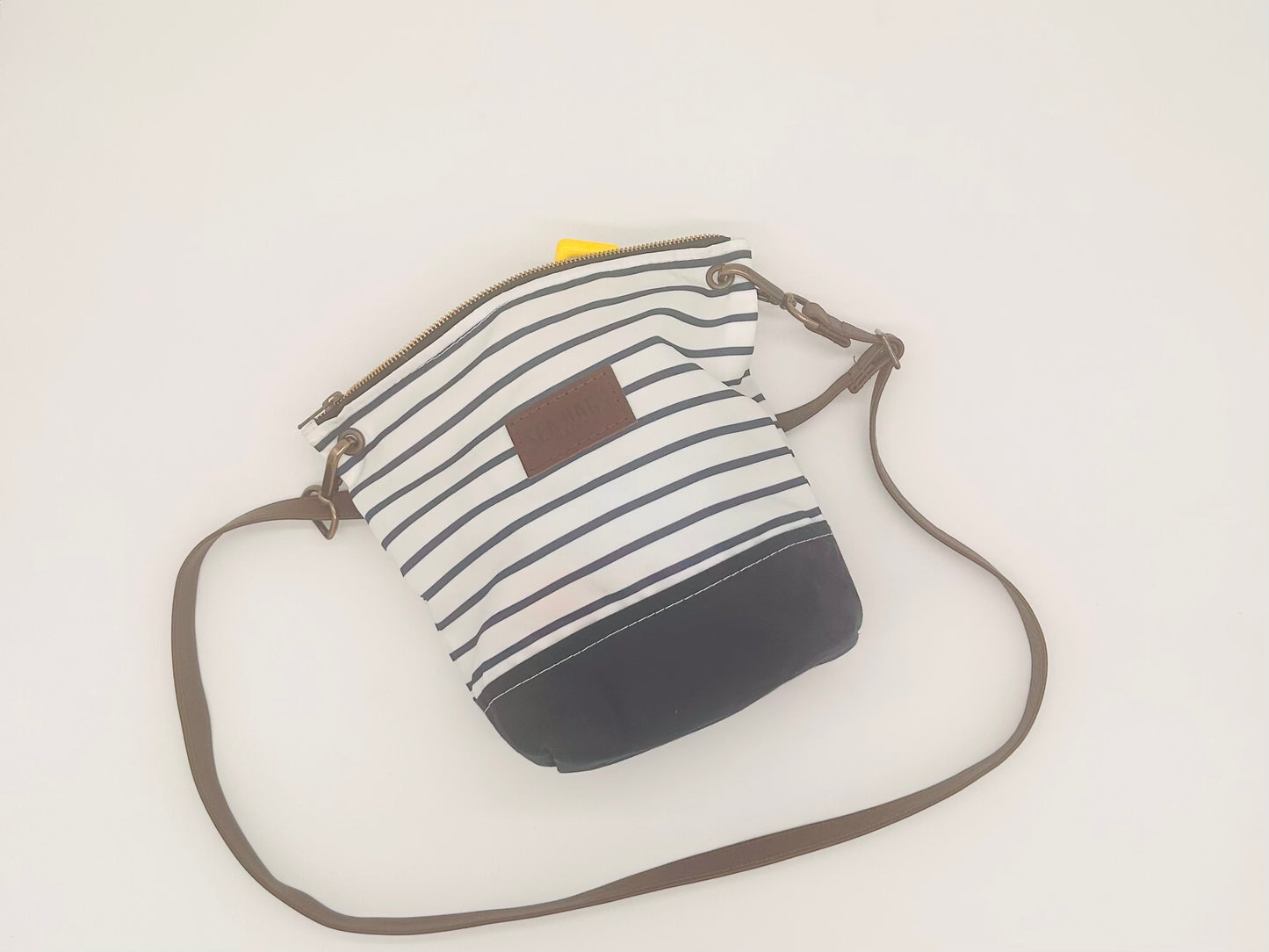 Sea Bag - Navy Mariner Stripe Chebeague Crossbody Bag