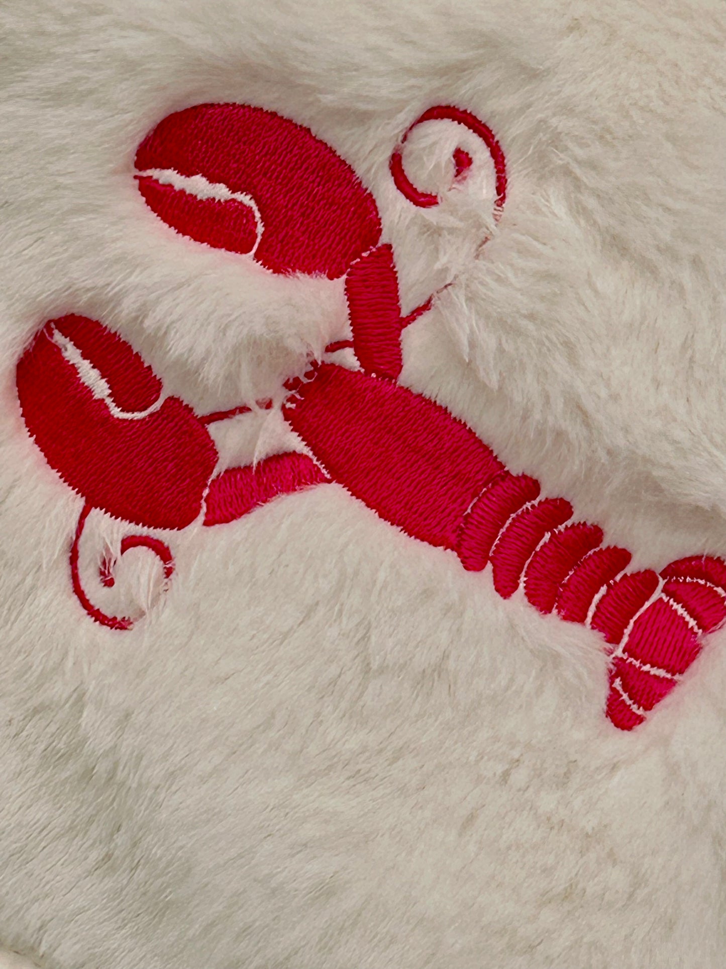 Pink Lobster Baby Blanket