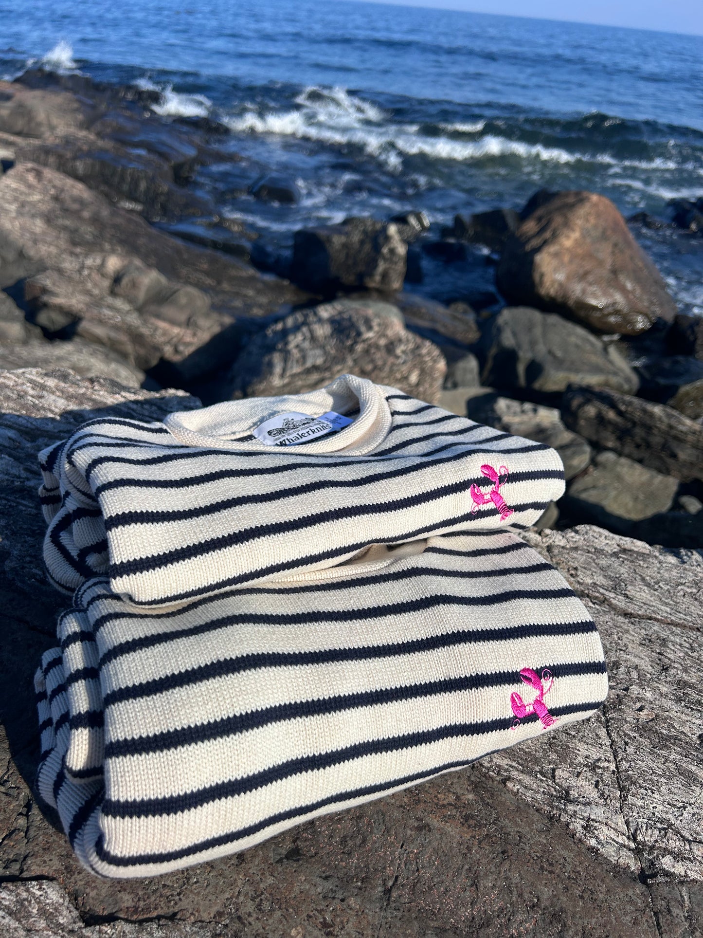 Nantucket Rollneck Sweater: Proud to team up with Whalerknits in Fall River, MA