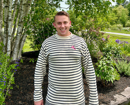 Nantucket Rollneck Sweater:  Proud to team up with Whalerknits in Fall River, MA