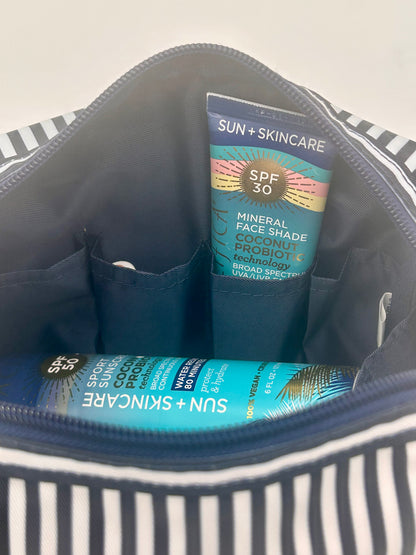 Beach Essentials Bag/Cosmetic Bag