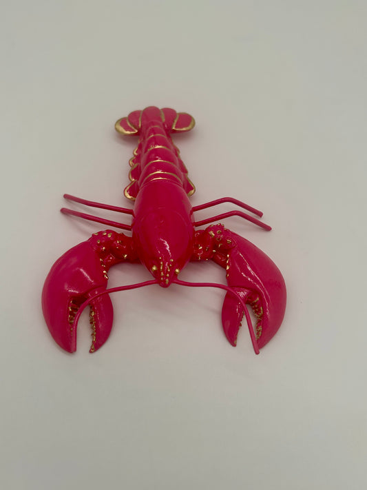 Ceramic Pink Lobster