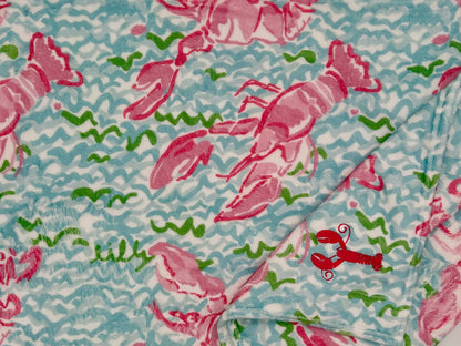 Pink Lobster Throw